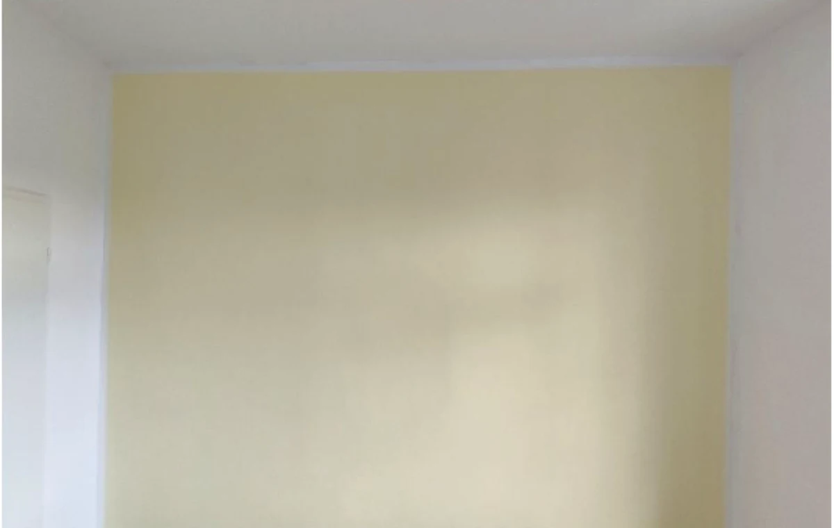 Wand nachher